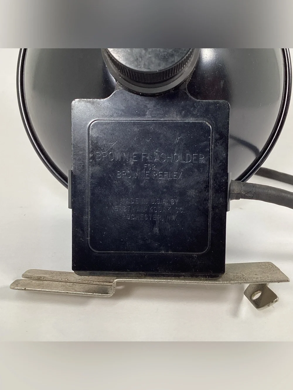 Vtg Kodak Duraflex Flasholder And Brownie Reflex Synchro Model Flasholder